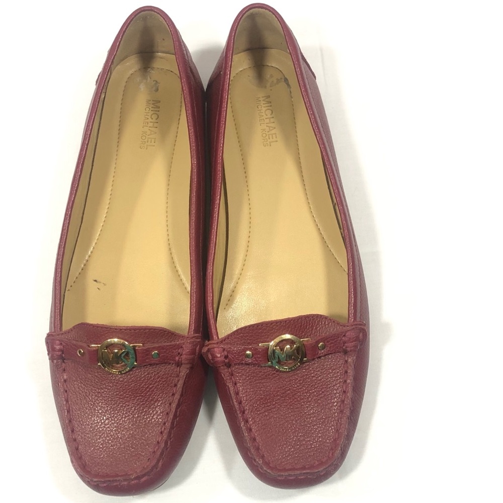 Michael Kors Fulton MK Square Toe Ballet Flats 9M